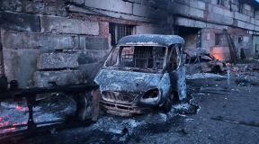 Война, 4 мая. В Киеве после падения обломков дронов пострадали 11 человек. Ермак опубликовал картинку горящей Красной площади